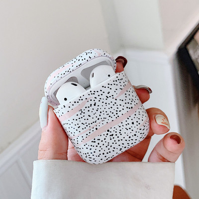 Fülhallgató tok AirPods 2 1 Pro 2 Hard PC Dot Flower Bluetooth vezeték nélküli töltődobozhoz Takarja az Air Pods 3 tartozékait funda
