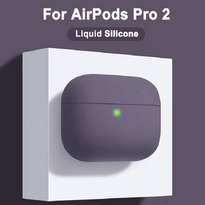 Originaalne vedel silikoonümbris Airpods Pro 2 juhtmevaba Bluetooth-kõrvaklappide kaitseümbris Apple AirPods Pro 2 kaane jaoks