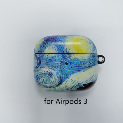Van Gogh uljana slika zaštitna torbica za Airpods Pro poklopac bluetooth bežična torba za punjenje slušalica za airpod 2 3 airpod futrole