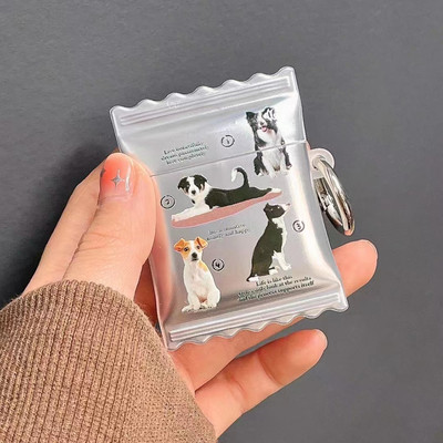 Cartoon animal câine urs pandantiv ondulat silicon moale ins wireless bluetooth căști husă pentru Apple airpod pro 2 2nd 1 3 husă