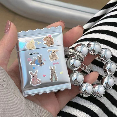 Cartoon animal câine urs pandantiv ondulat silicon moale ins wireless bluetooth căști husă pentru Apple airpod pro 2 2nd 1 3 husă