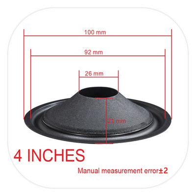 DIYLIVE Hangszóró papír medence kúp medence dob papír gumi oldalsó hab oldalsó présmedence 3 hüvelyk 4 hüvelyk 5 hüvelyk 6,5 hüvelyk 8 hüvelyk