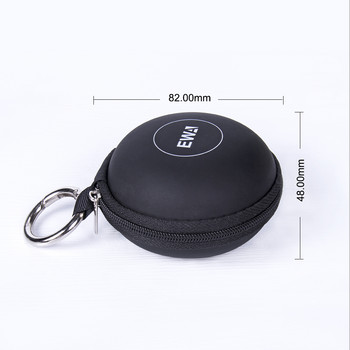 EWA Bluetooth високоговорител Преносим защитен калъф за носене за A106Pro A103 A109Mini Earbuds USB кабел, EVA куха материална кутия/чанта