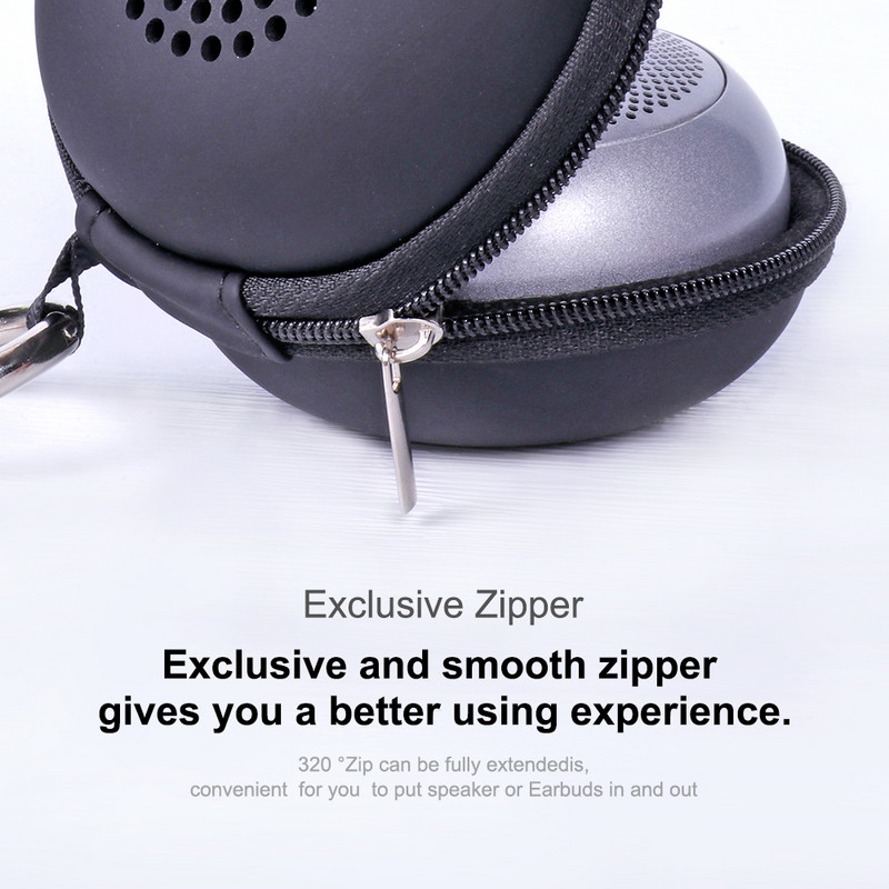 EWA Bluetooth hangszóró hordozható védő hordtáska A106Pro A103 A109 Mini fülhallgatóhoz USB-kábel, EVA üreges anyagú doboz/táska