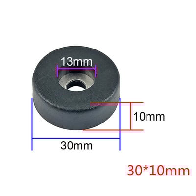 Stalak za zvučnike Podloga za noge Amortizer Kutija zvučnika Guma Neklizajuće pojačalo Noge Audio dodaci 30*10mm 40*10mm 4PCS