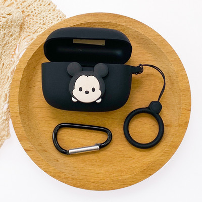 Cartoon Marvel ausinių dėklas, skirtas JBL T230NC/T130NC TWS silikoninėms belaidėms „Blutooth“ ausinėms, apsauginis įkrovimo dangtelis su kabliuku