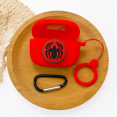 Cartoon Marvel ausinių dėklas, skirtas JBL T230NC/T130NC TWS silikoninėms belaidėms „Blutooth“ ausinėms, apsauginis įkrovimo dangtelis su kabliuku