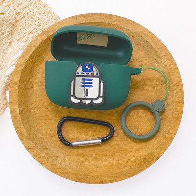 Cartoon Marvel ausinių dėklas, skirtas JBL T230NC/T130NC TWS silikoninėms belaidėms „Blutooth“ ausinėms, apsauginis įkrovimo dangtelis su kabliuku