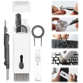 Sada 7 v 1 na čistenie klávesnice počítača, čistiace pero na Bluetooth slúchadlá pre Airpods 3 Pro, nástroj na čistenie headsetu, sťahovák klávesov