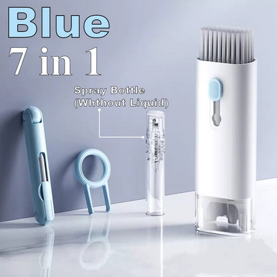 Sada 7 v 1 na čistenie klávesnice počítača, čistiace pero na Bluetooth slúchadlá pre Airpods 3 Pro, nástroj na čistenie headsetu, sťahovák klávesov