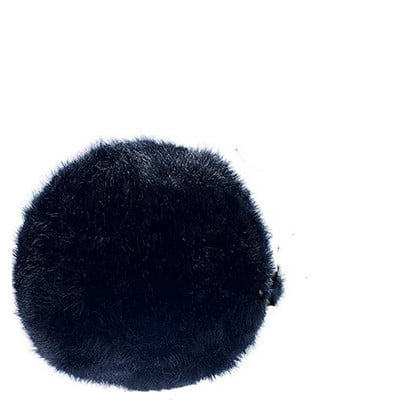 Echipament de studio de muzică pentru pisică moartă, parbriz din blană artificială în aer liber, capac microfon condensator, parbriz pentru bulgăre de zăpadă albastră