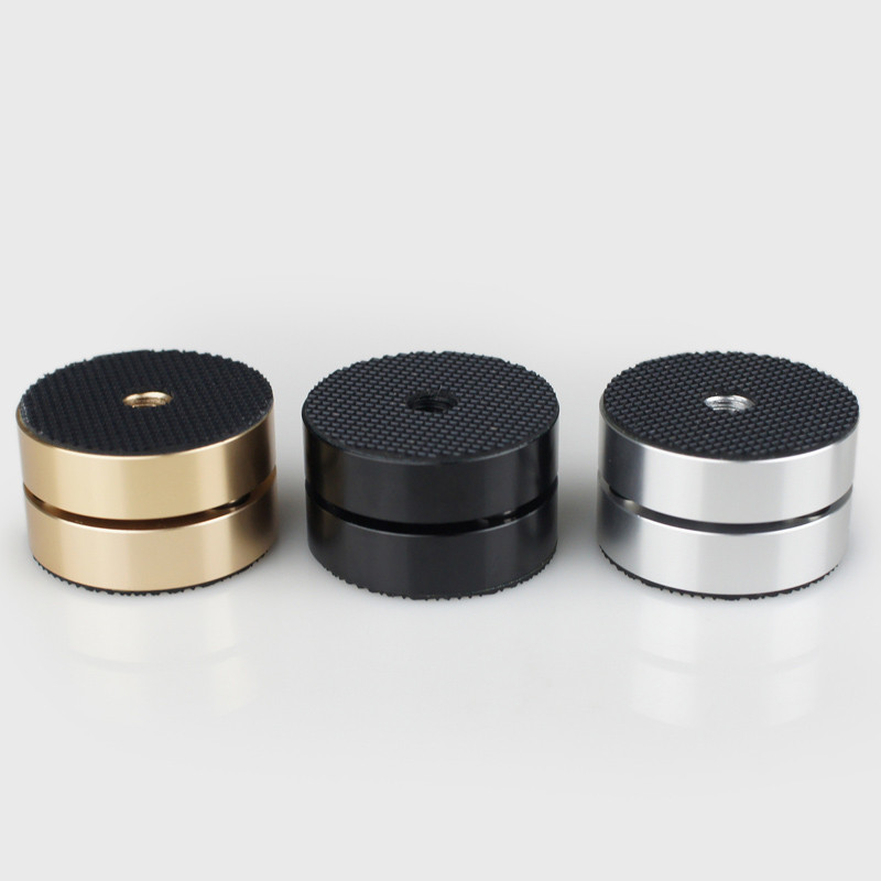 DLHiFi alumínium ötvözet HIFI hangszórók erősítő DAC CD ütéscsillapító lábpárnák rezgéscsillapító állványok