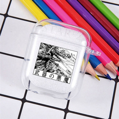 Horrible Anime Chainsaw Man mekana TPU futrola za Apple Airpods Pro 3 2 1 Power Denji Makima Aki Pochita poklopac za slušalice Airpod futrole