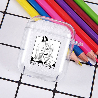 Horrible Anime Chainsaw Man mekana TPU futrola za Apple Airpods Pro 3 2 1 Power Denji Makima Aki Pochita poklopac za slušalice Airpod futrole