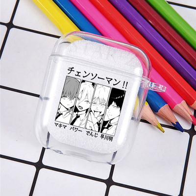 Horrible Anime Chainsaw Man mekana TPU futrola za Apple Airpods Pro 3 2 1 Power Denji Makima Aki Pochita poklopac za slušalice Airpod futrole