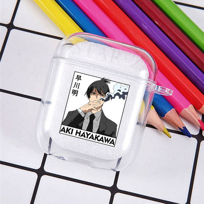 Horrible Anime Chainsaw Man mekana TPU futrola za Apple Airpods Pro 3 2 1 Power Denji Makima Aki Pochita poklopac za slušalice Airpod futrole