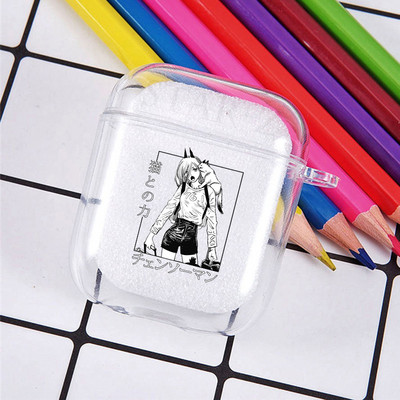 Horrible Anime Chainsaw Man mekana TPU futrola za Apple Airpods Pro 3 2 1 Power Denji Makima Aki Pochita poklopac za slušalice Airpod futrole