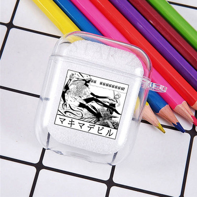 Horrible Anime Chainsaw Man mekana TPU futrola za Apple Airpods Pro 3 2 1 Power Denji Makima Aki Pochita poklopac za slušalice Airpod futrole