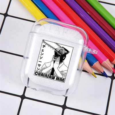 Horrible Anime Chainsaw Man mekana TPU futrola za Apple Airpods Pro 3 2 1 Power Denji Makima Aki Pochita poklopac za slušalice Airpod futrole