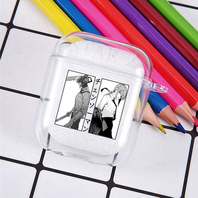 Horrible Anime Chainsaw Man mekana TPU futrola za Apple Airpods Pro 3 2 1 Power Denji Makima Aki Pochita poklopac za slušalice Airpod futrole