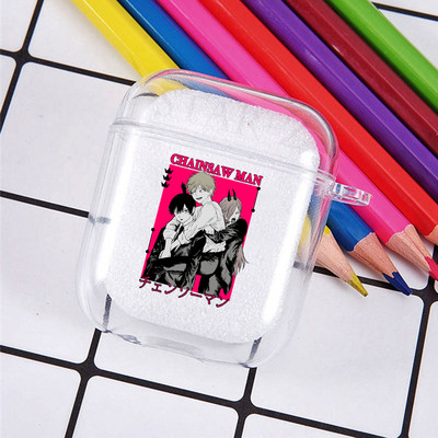 Horrible Anime Chainsaw Man mekana TPU futrola za Apple Airpods Pro 3 2 1 Power Denji Makima Aki Pochita poklopac za slušalice Airpod futrole