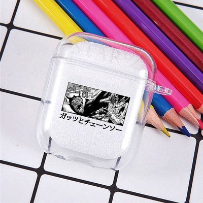 Horrible Anime Chainsaw Man mekana TPU futrola za Apple Airpods Pro 3 2 1 Power Denji Makima Aki Pochita poklopac za slušalice Airpod futrole