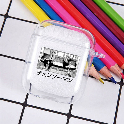 Horrible Anime Chainsaw Man mekana TPU futrola za Apple Airpods Pro 3 2 1 Power Denji Makima Aki Pochita poklopac za slušalice Airpod futrole