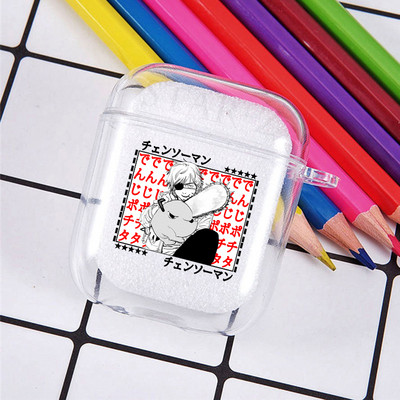 Horrible Anime Chainsaw Man mekana TPU futrola za Apple Airpods Pro 3 2 1 Power Denji Makima Aki Pochita poklopac za slušalice Airpod futrole