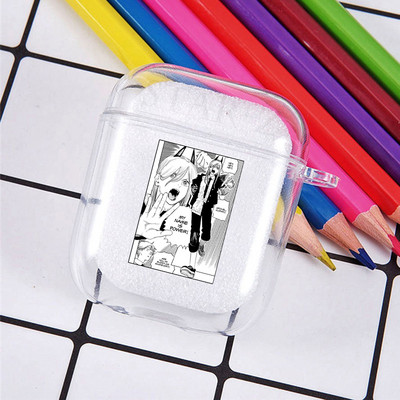 Horrible Anime Chainsaw Man mekana TPU futrola za Apple Airpods Pro 3 2 1 Power Denji Makima Aki Pochita poklopac za slušalice Airpod futrole