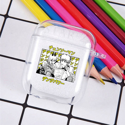 Horrible Anime Chainsaw Man mekana TPU futrola za Apple Airpods Pro 3 2 1 Power Denji Makima Aki Pochita poklopac za slušalice Airpod futrole