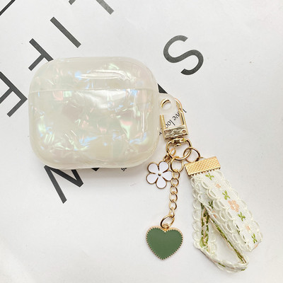 Για AirPods Pro /airpod 3/AirPods 2 Θήκη Χαριτωμένη κορεάτικη αρκούδα τουλίπα Κρεμαστό θήκη ακουστικών Air pods 3 κάλυμμα ακουστικών σιλικόνης