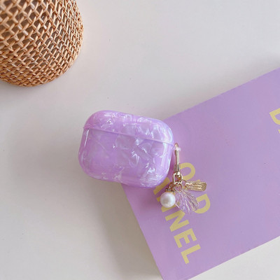 Για AirPods Pro /airpod 3/AirPods 2 Θήκη Χαριτωμένη κορεάτικη αρκούδα τουλίπα Κρεμαστό θήκη ακουστικών Air pods 3 κάλυμμα ακουστικών σιλικόνης