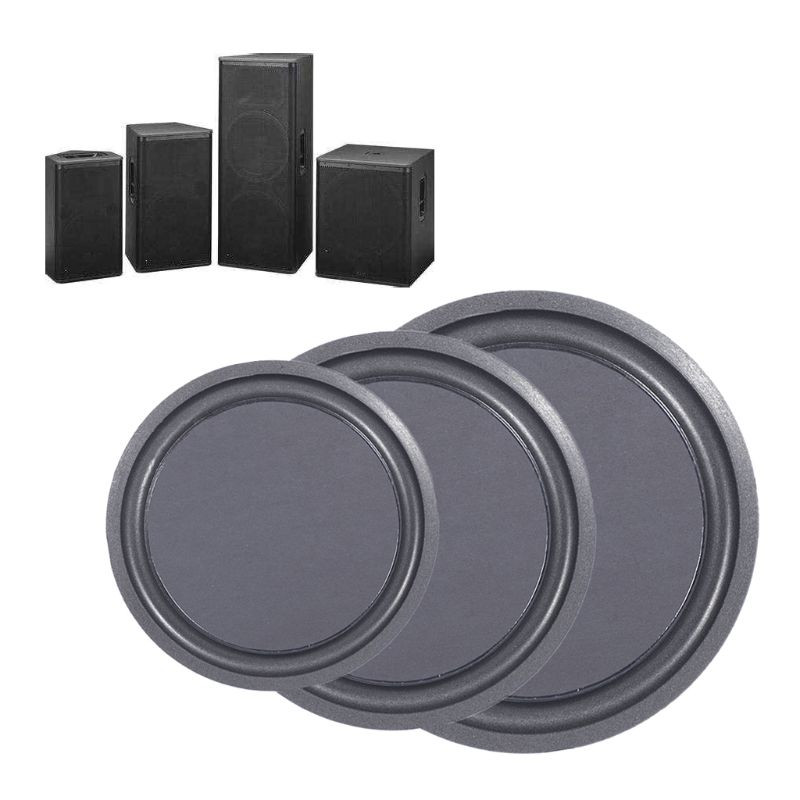2Pcs Woofer Zvučnik Pasivni Radijator 5/6.5/8" Spužvasti rub Membrana Pomoćni