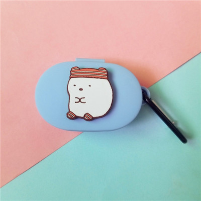 Szilikon tok Redmi Airdots védőfóliával kampóval Xiaomi Mi Redmi AirDots 2/1 Airdots 3 fedél fülhallgató töltődobozhoz