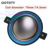 75mm/74.5mm zvučnik Jezgra od titanijskog filma Visokotonac Glasna zavojnica Reel - Visokotonac Glasovna zavojnica DIY Dodatna oprema za zvučnike