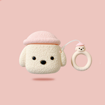 Slatka silikonska futrola Milk Tea Dog za Apple Airpod 3 (3. generacija) Kutija za slušalice s crtićima za Airpods 1 2 Pro 3 Kutija za slušalice