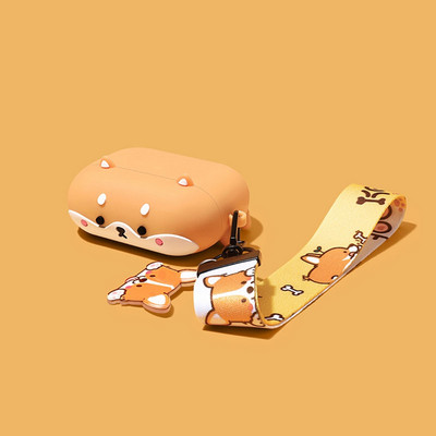 Slatka silikonska futrola Milk Tea Dog za Apple Airpod 3 (3. generacija) Kutija za slušalice s crtićima za Airpods 1 2 Pro 3 Kutija za slušalice