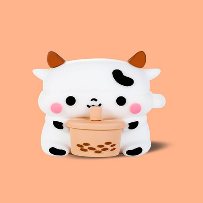 Slatka silikonska futrola Milk Tea Dog za Apple Airpod 3 (3. generacija) Kutija za slušalice s crtićima za Airpods 1 2 Pro 3 Kutija za slušalice