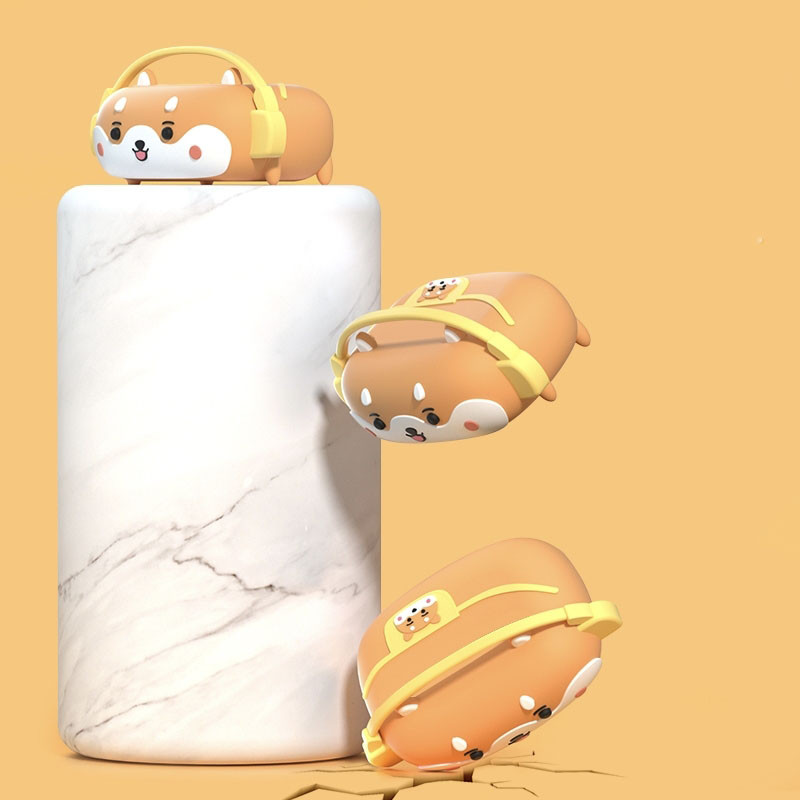 Slatka silikonska futrola Milk Tea Dog za Apple Airpod 3 (3. generacija) Kutija za slušalice s crtićima za Airpods 1 2 Pro 3 Kutija za slušalice