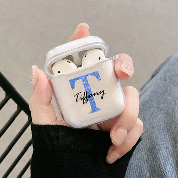 Персонализиран силиконов мек калъф за Apple AirPods 1 DIY Photo Name Letter за airpods Air Pods Pro 2 3 Прозрачен капак за 2-ра слушалка