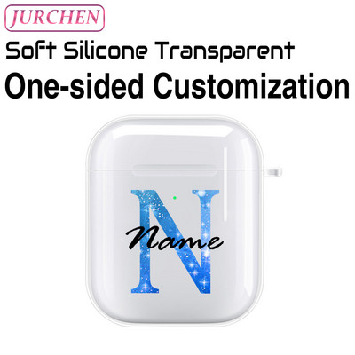 Egyedi szilikon puha tok Apple AirPodshoz 1 DIY fénykép névjegye airpodokhoz Air Pods Pro 2 3 2. fülhallgató átlátszó burkolat