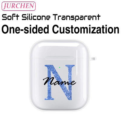 Egyedi szilikon puha tok Apple AirPodshoz 1 DIY fénykép névjegye airpodokhoz Air Pods Pro 2 3 2. fülhallgató átlátszó burkolat
