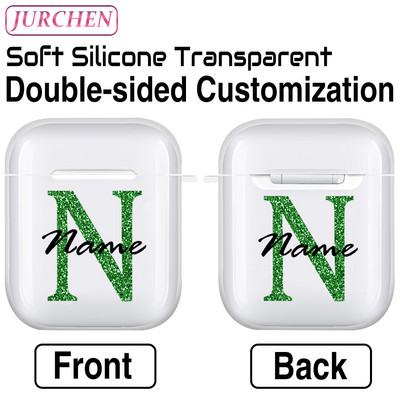 Egyedi szilikon puha tok Apple AirPodshoz 1 DIY fénykép névjegye airpodokhoz Air Pods Pro 2 3 2. fülhallgató átlátszó burkolat