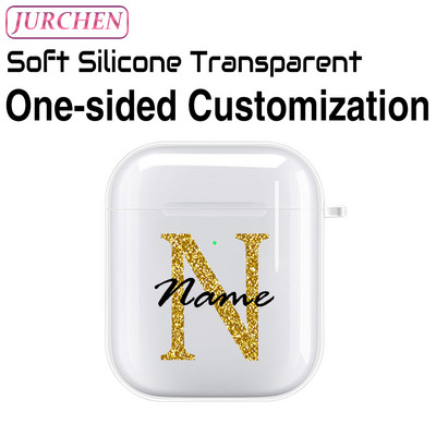 Egyedi szilikon puha tok Apple AirPodshoz 1 DIY fénykép névjegye airpodokhoz Air Pods Pro 2 3 2. fülhallgató átlátszó burkolat