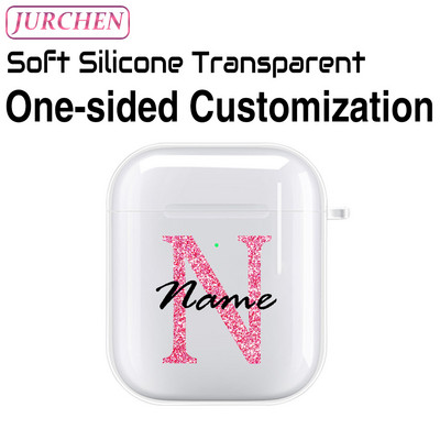 Egyedi szilikon puha tok Apple AirPodshoz 1 DIY fénykép névjegye airpodokhoz Air Pods Pro 2 3 2. fülhallgató átlátszó burkolat