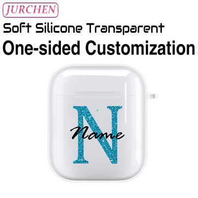 Egyedi szilikon puha tok Apple AirPodshoz 1 DIY fénykép névjegye airpodokhoz Air Pods Pro 2 3 2. fülhallgató átlátszó burkolat