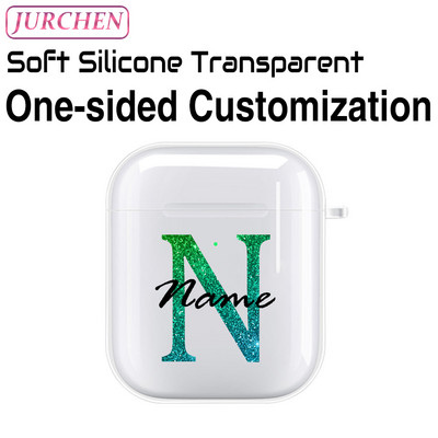 Egyedi szilikon puha tok Apple AirPodshoz 1 DIY fénykép névjegye airpodokhoz Air Pods Pro 2 3 2. fülhallgató átlátszó burkolat