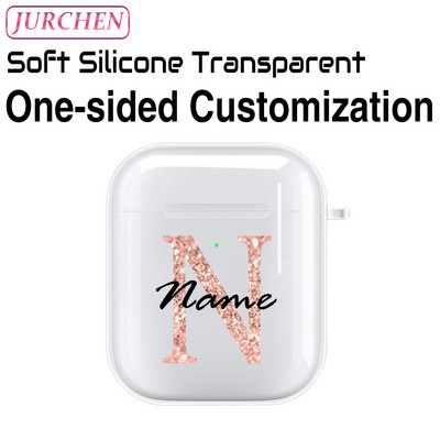 Egyedi szilikon puha tok Apple AirPodshoz 1 DIY fénykép névjegye airpodokhoz Air Pods Pro 2 3 2. fülhallgató átlátszó burkolat