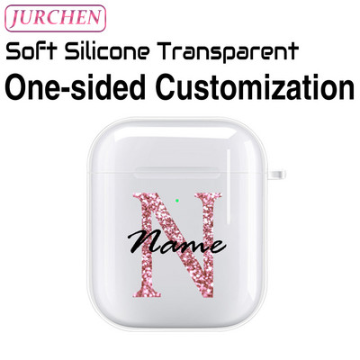 Egyedi szilikon puha tok Apple AirPodshoz 1 DIY fénykép névjegye airpodokhoz Air Pods Pro 2 3 2. fülhallgató átlátszó burkolat