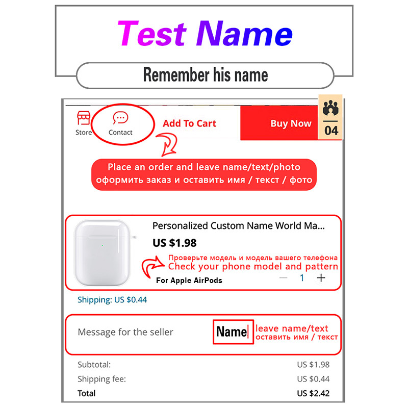 Egyedi szilikon puha tok Apple AirPodshoz 1 DIY fénykép névjegye airpodokhoz Air Pods Pro 2 3 2. fülhallgató átlátszó burkolat